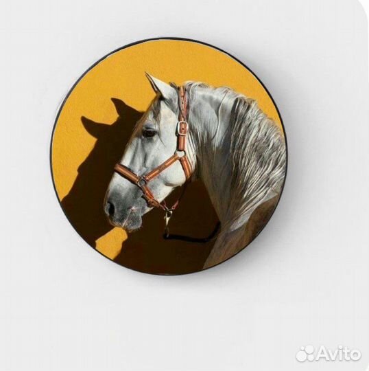 Большая интерьерная картина маслом лошадь