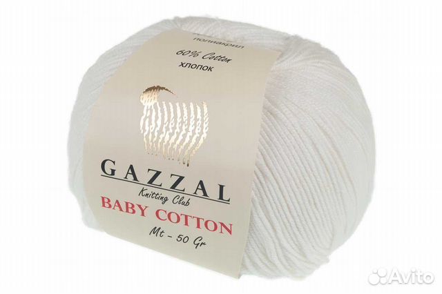 Пряжа Gazzal Baby Cotton (Газзал Беби Коттон)