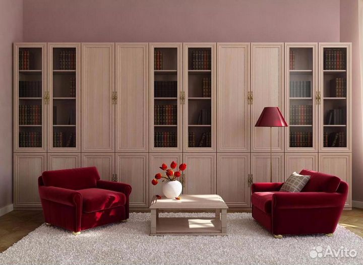 Книжные полки библиотека