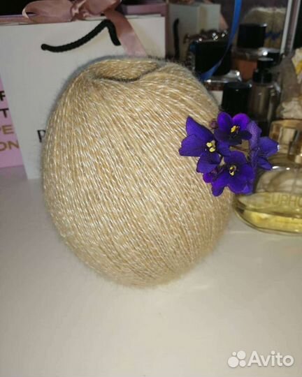 Пряжа из собачьей шерсти (пуха )