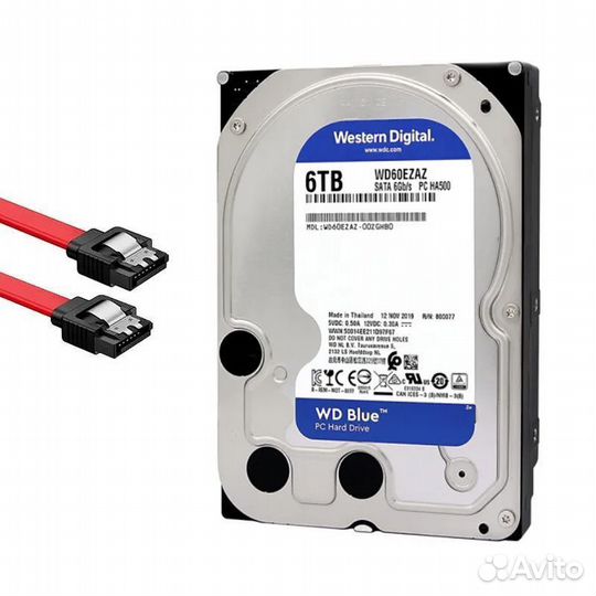 HDD Western Digital WD60ezaz 6Tb идр комплектующи