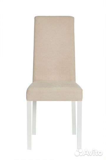 Стул тиффани белый/тк.грета беж