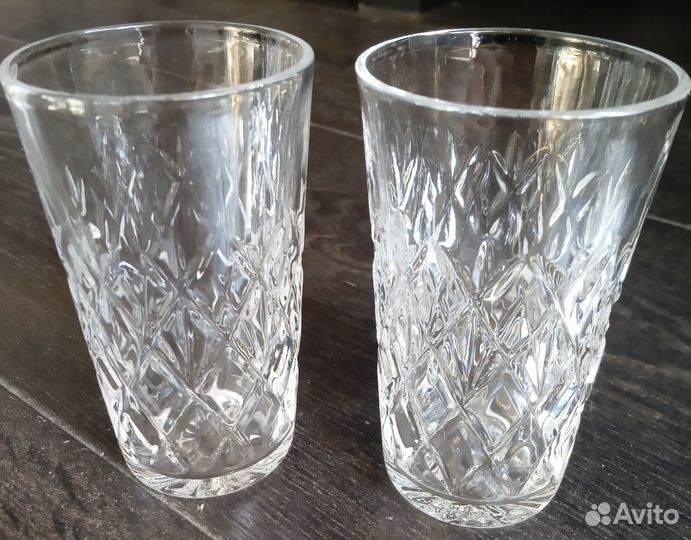 Бокалы, фужеры, рюмки хрустальные