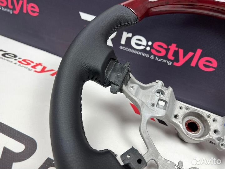 Руль Toyota Camry 50 11-14г Дерево косточка K2109