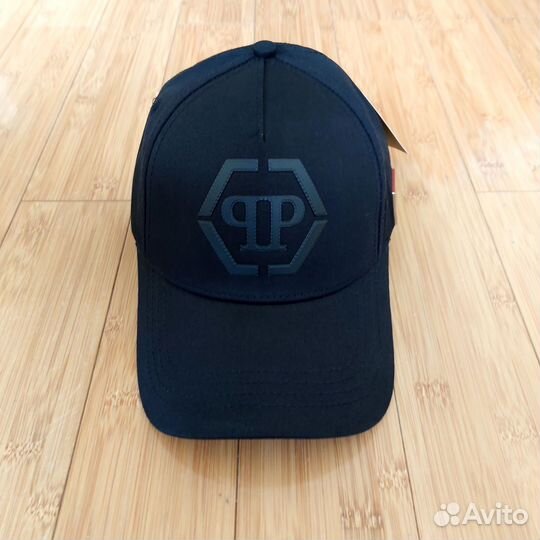 Кепка бейсболка Philipp Plein premium чёрная