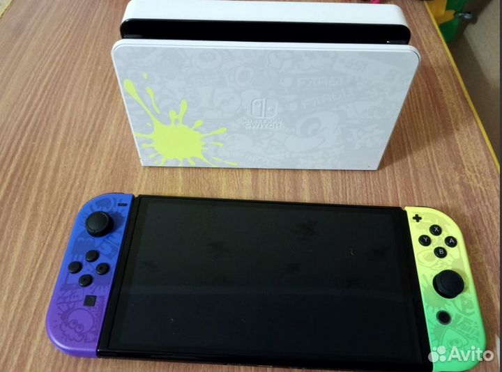 Nintendo switch oled splatoon 3 edition