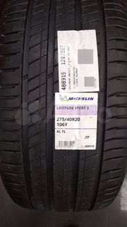 Michelin Latitude Sport 3 ZP 275/40 R20 и 315/35 R20 110Y