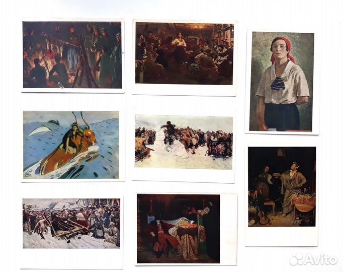 Открытки живопись, репродукции