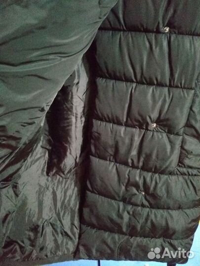 Пуховик женский длинный 46 48 размер