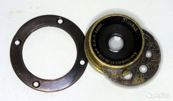 Объектив Anastigmat 1:18 F112mm Carl Ztiss Iena