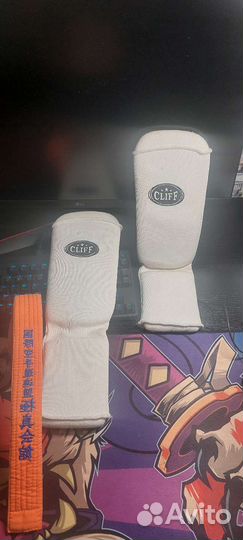 Защита на ноги и перчатки 8-10 лет(киокусенкай)