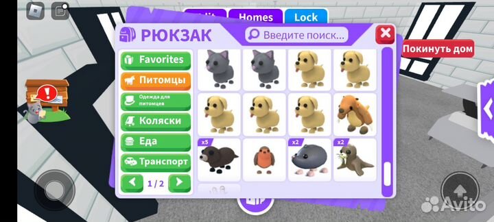 Петы в адопт ми