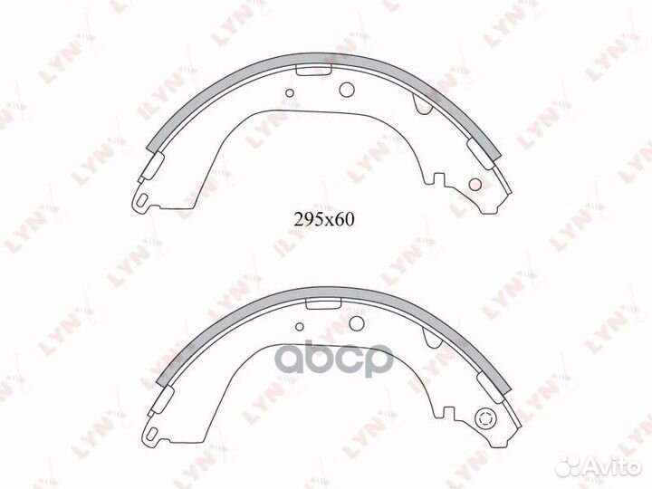 Колодки торм.бараб. задн. nissan Patrol I 2.8D