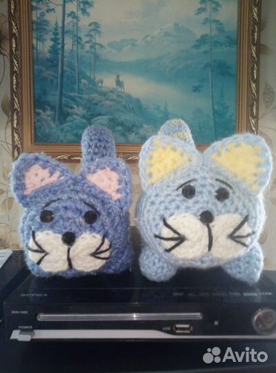 Вязаные игрушки ручной работы