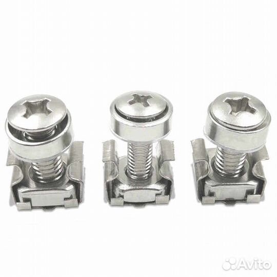 Комплект винт M6х16, шайба, квадратная гайка