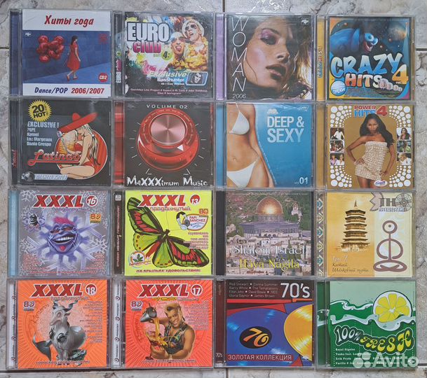 На Сд и мр3 дисках сборники с зарубежными певцами