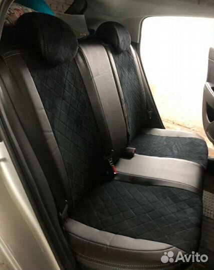 Авточехлы экокожа алькантара универсальные