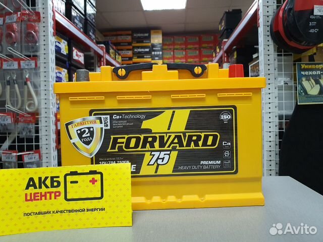 Аккумулятор Forvard 75Ah 800A обратная