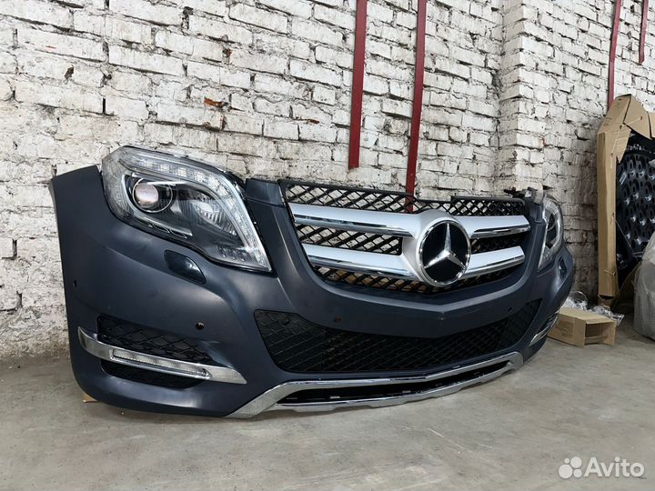 Бампер в сборе Mercedes X204 GLK рестайлинг