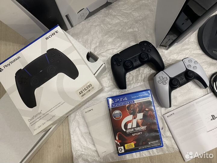 Sony PlayStation 5 с дисководом +2дж +550игр