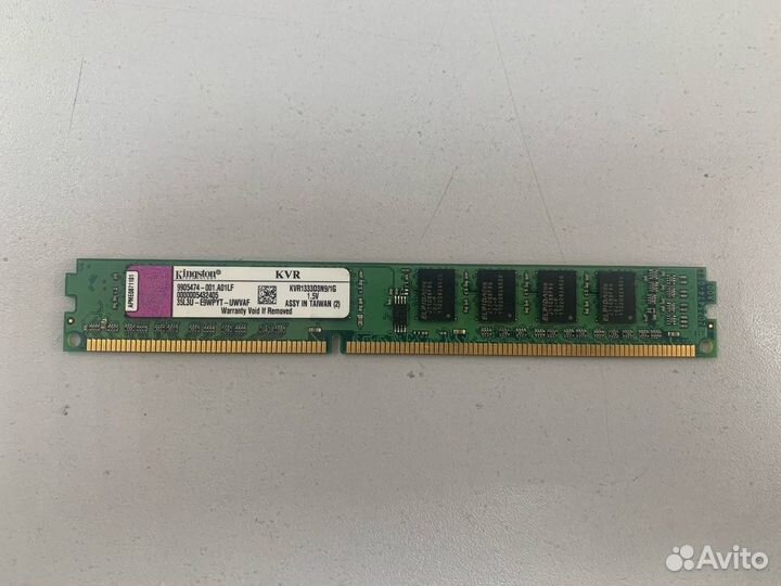 Оперативная память Kingston DDR3 1Gb 1333 Mhz