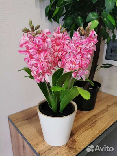 Искусственная зелень, цветы. Гиацинт искуственный