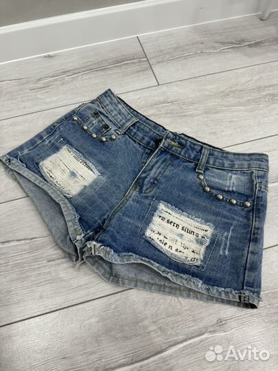 Шорты джинсовые xs