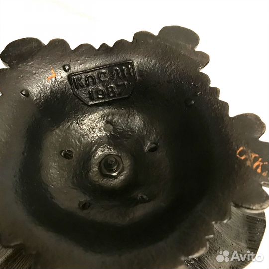 1987 Каслинское Люкс Вазочка Касли Чугун. СССР