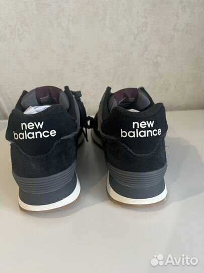 New balance 574 мужские 10,5 натуральная замша