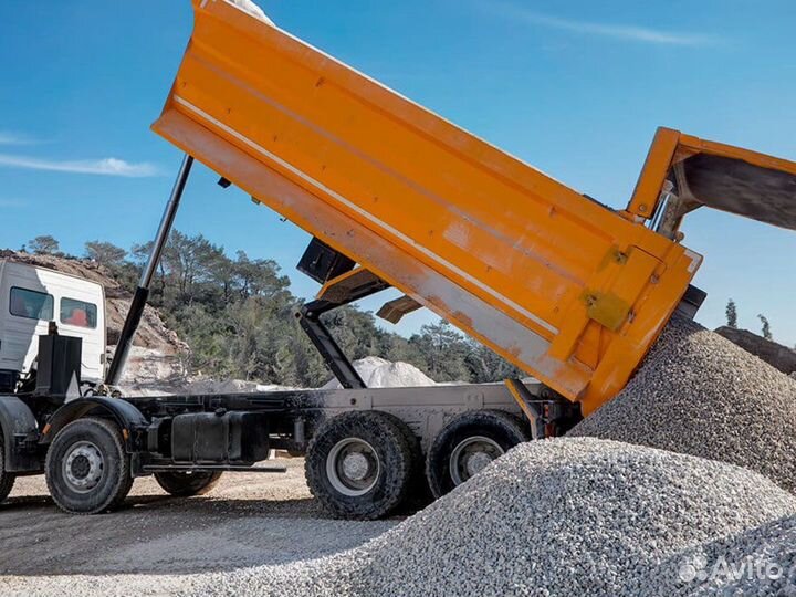 Щебень \ Земля гравийный для строительства от трех