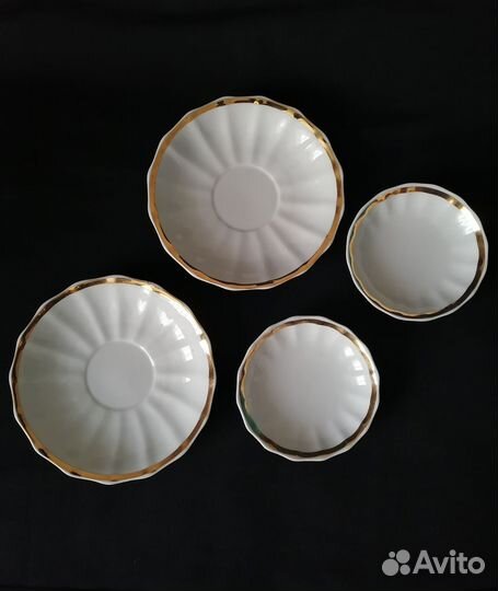 Пирожковые тарелки, блюдца, розетки дфз, Вербилки
