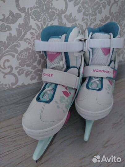 Коньки детские раздвижные nordway 26-31