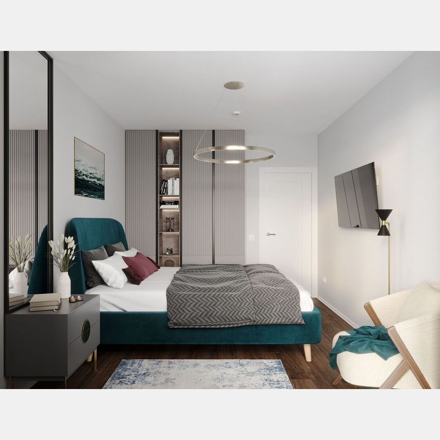 2-к. квартира, 47,2 м², 9/23 эт.