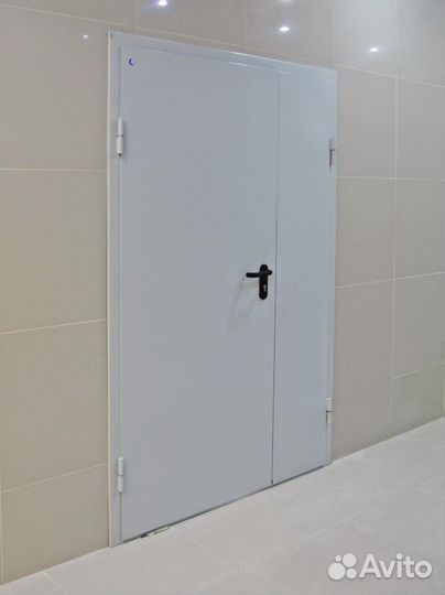 Дверь двухстворчатая противопожарная 1300*2100