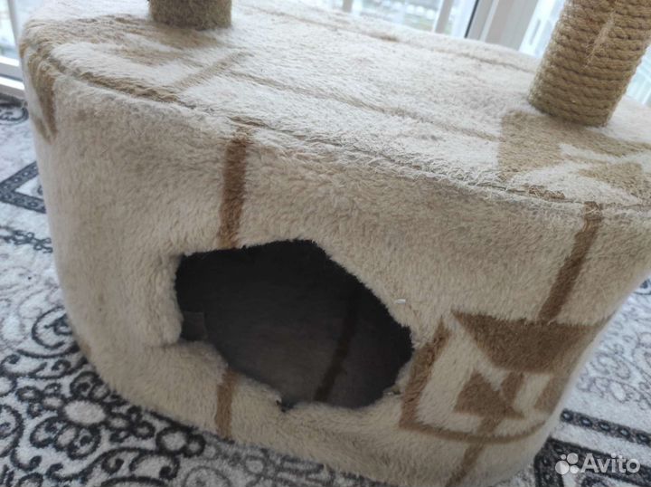 Когтеточка домик для кошки