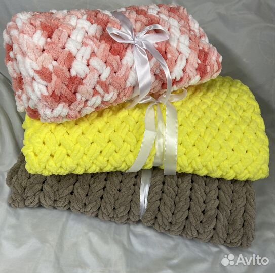 Пледы из Alize Puffy