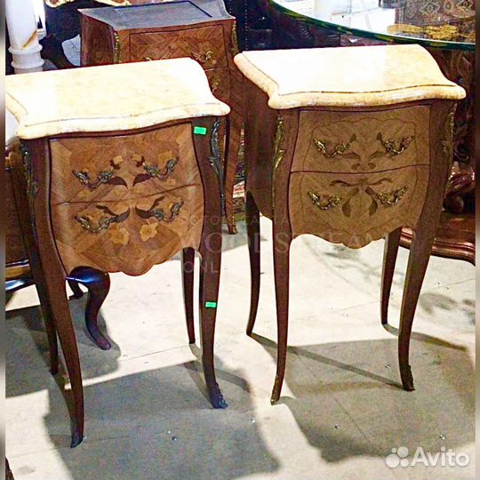 Тумба 2 штуки в стиле Людовика XV