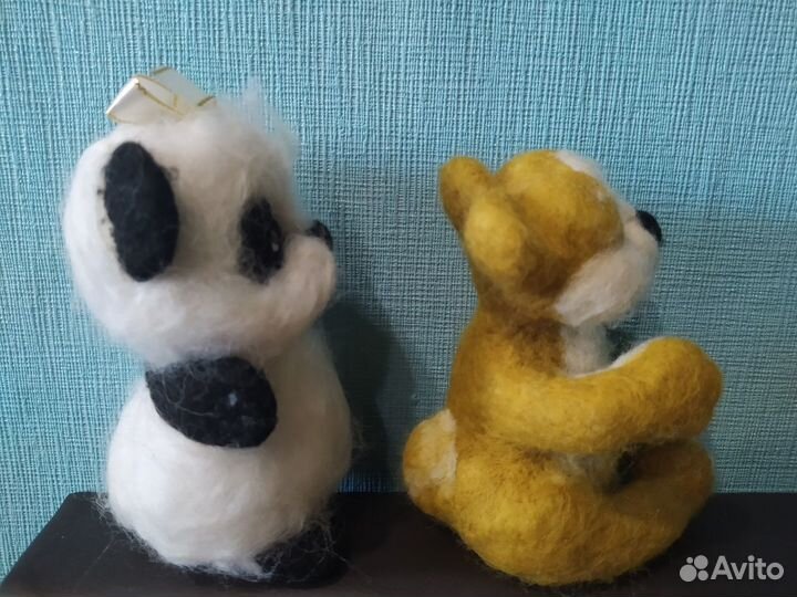 Игрушки из шерсти ручная работа