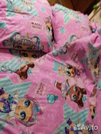 Постельное белье в детскую кроватку, новое