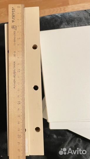 Полочки мебельные мдф белые AGT