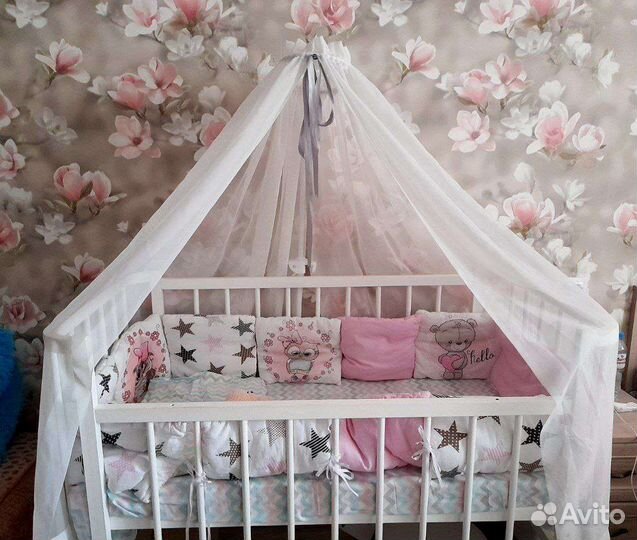 Бортики в детскую кроватку