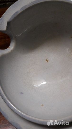 Крышка, старинный фарфор