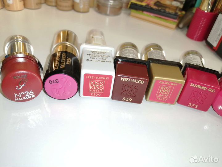 Помада Shiseido, Givenchy, Guerlain, Clinique