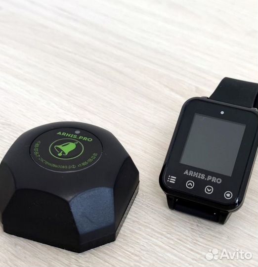 Кнопка вызова модель Бургер и пейджер на руку