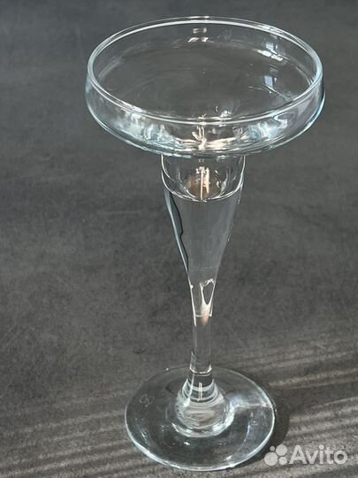 Подсвечник стекляный