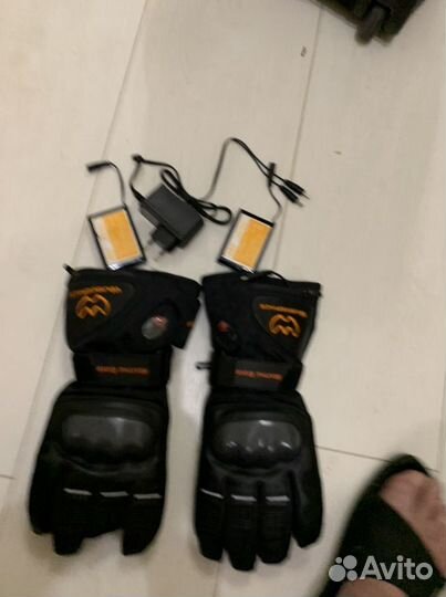 Перчатки с обогревом, горнолыжные, мужские, сноубо