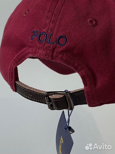 Кепка/Бейсболка Polo Ralph Lauren бордовая