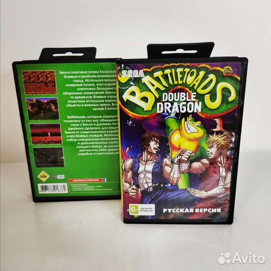 Игра Sega Battletoads & Double Dragon 16бит