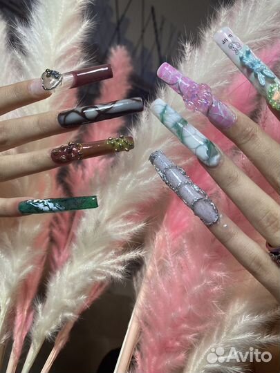 Наращивание ногтей/ Crazy Manicure