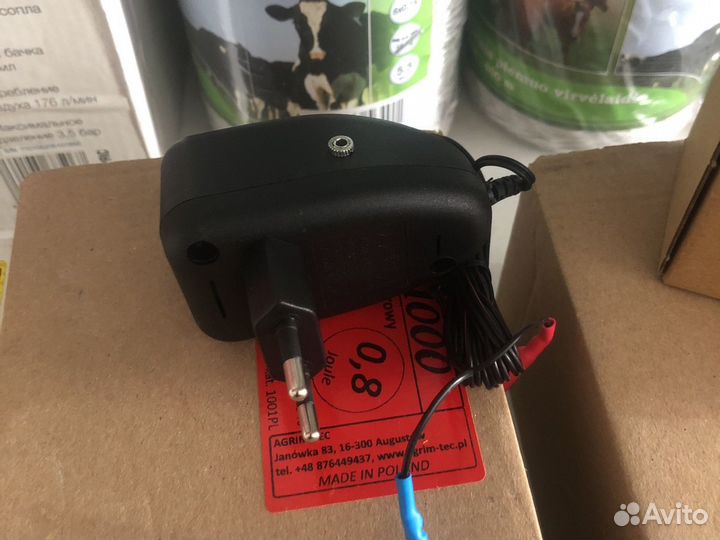 Электропастух agri 1000-500с адапрером